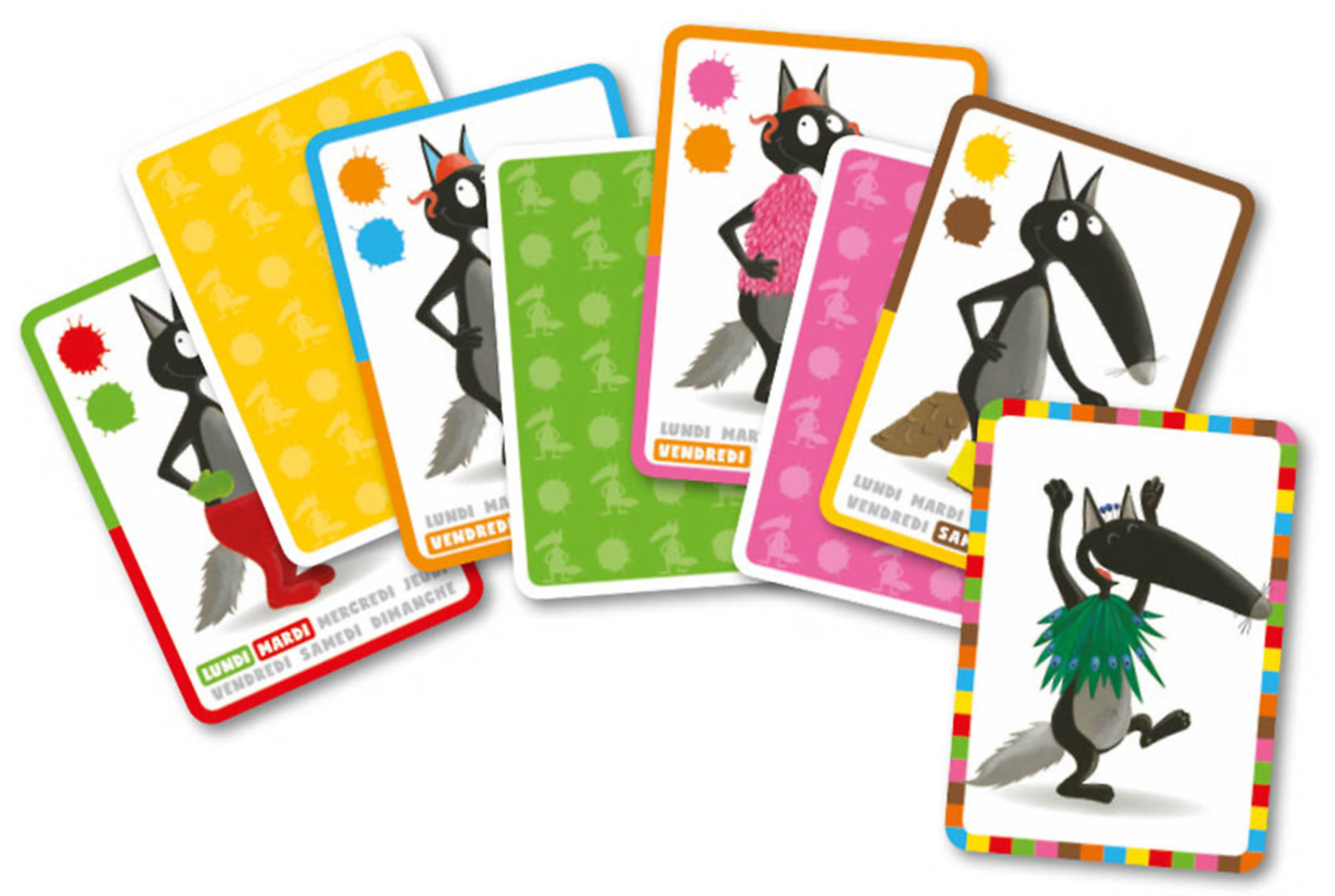 Jeu De Cartes - Le Jeu De Cartes Du Loup Qui Voulait Changer De Couleur Jeu De Cartes - Le Jeu De Cartes Du Loup Qui Voulait Changer De Couleur