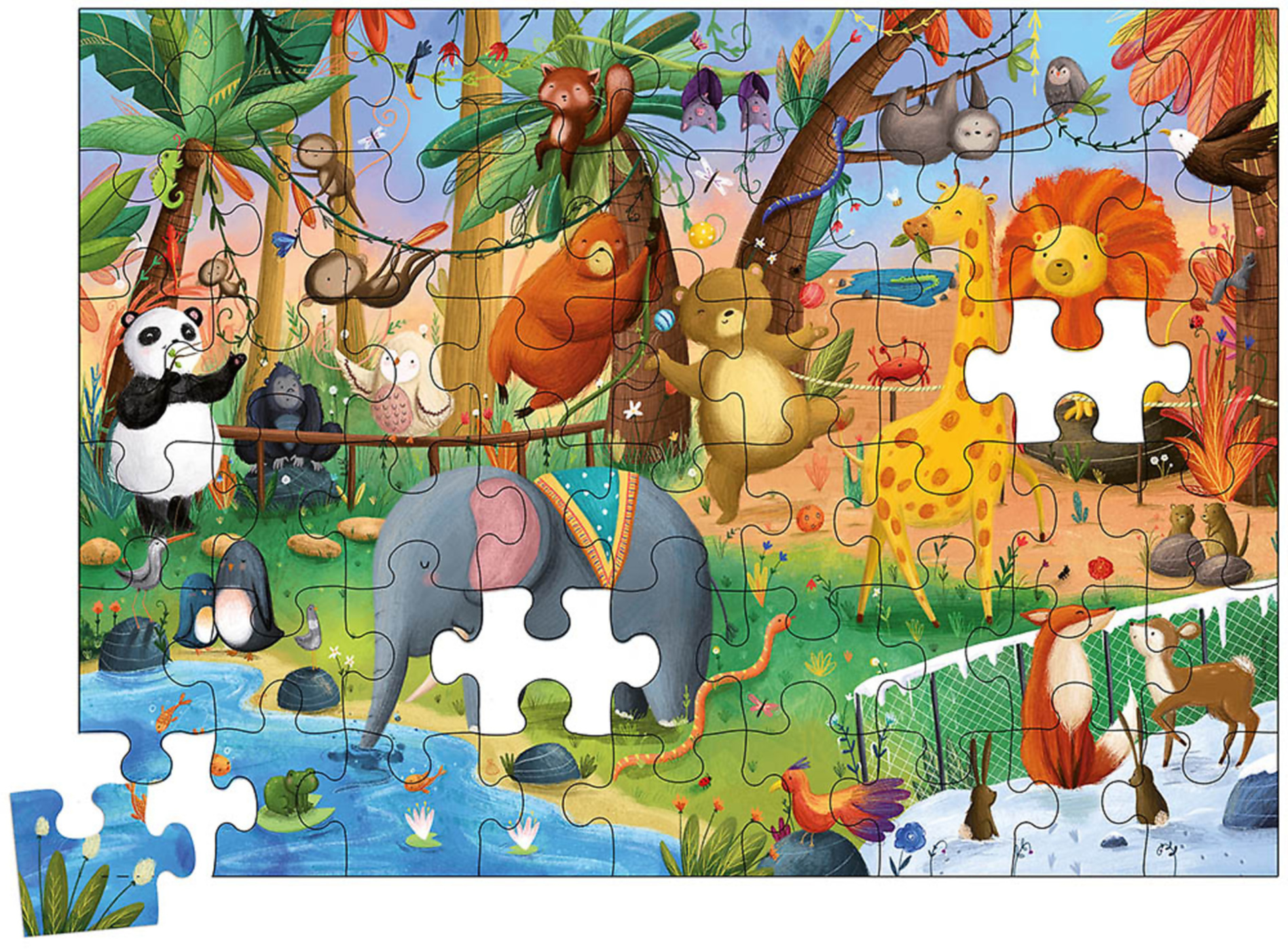 Mon Puzzle Zoo Magique