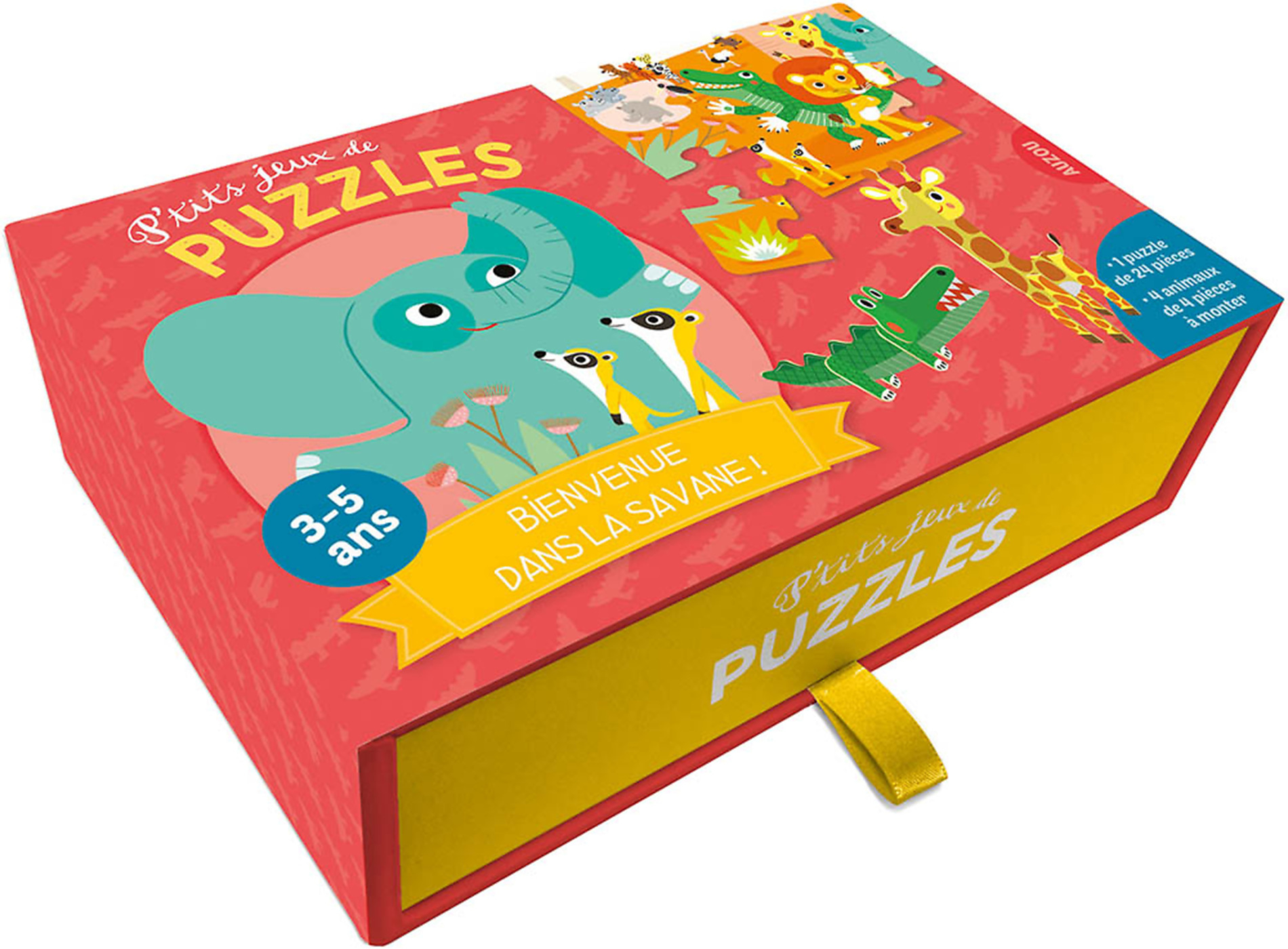 P'tits Jeux De Puzzles - Bienvenue Dans La Savane !