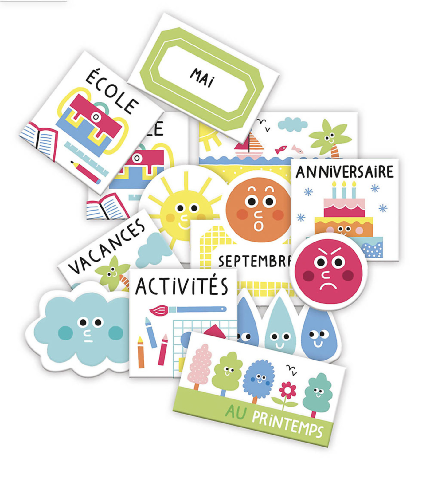 Ma Pochette D'aimants - Calendrier De La Semaine