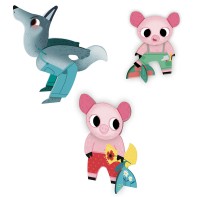 P'tit Jeu De Puzzles - Bienvenue Chez Les 3 Petits Cochons !