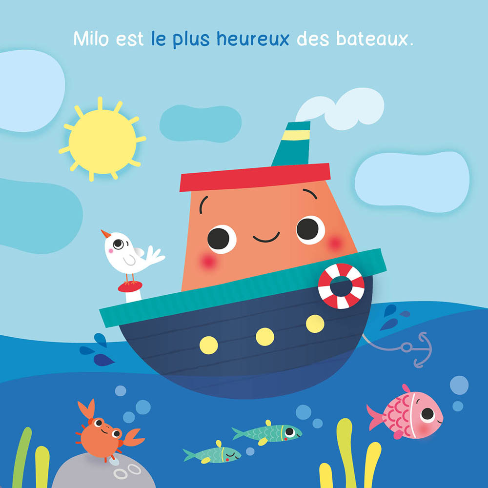 Mon Premier Livre De Bain - Milo Navigue Sur Les Flots