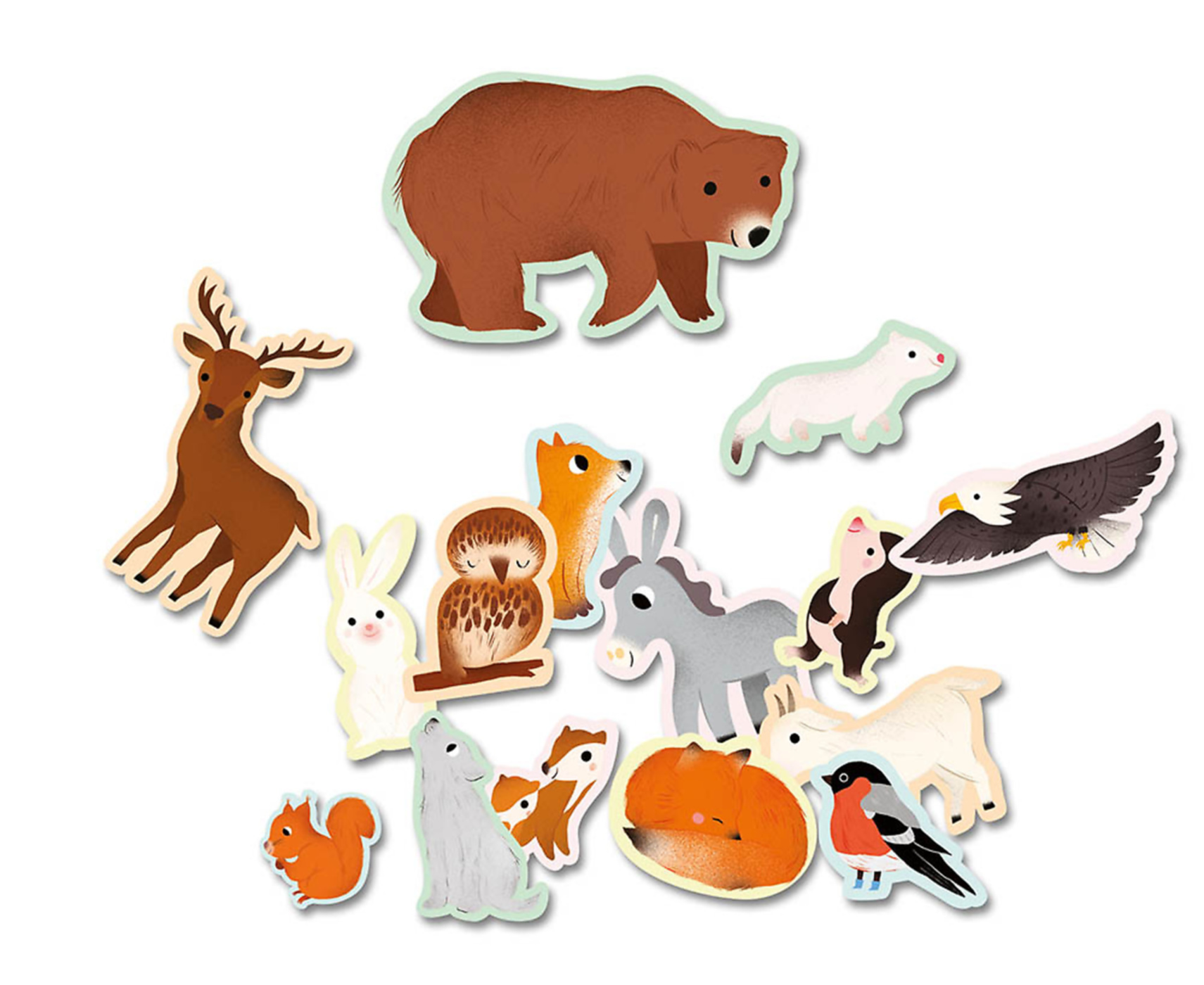 Ma Pochette De Gommettes - 100 Animaux De La Montagne