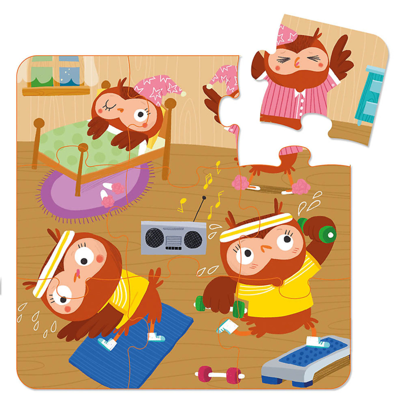 Mes Premiers Puzzles - Mais Qui Réveille Marilou ?