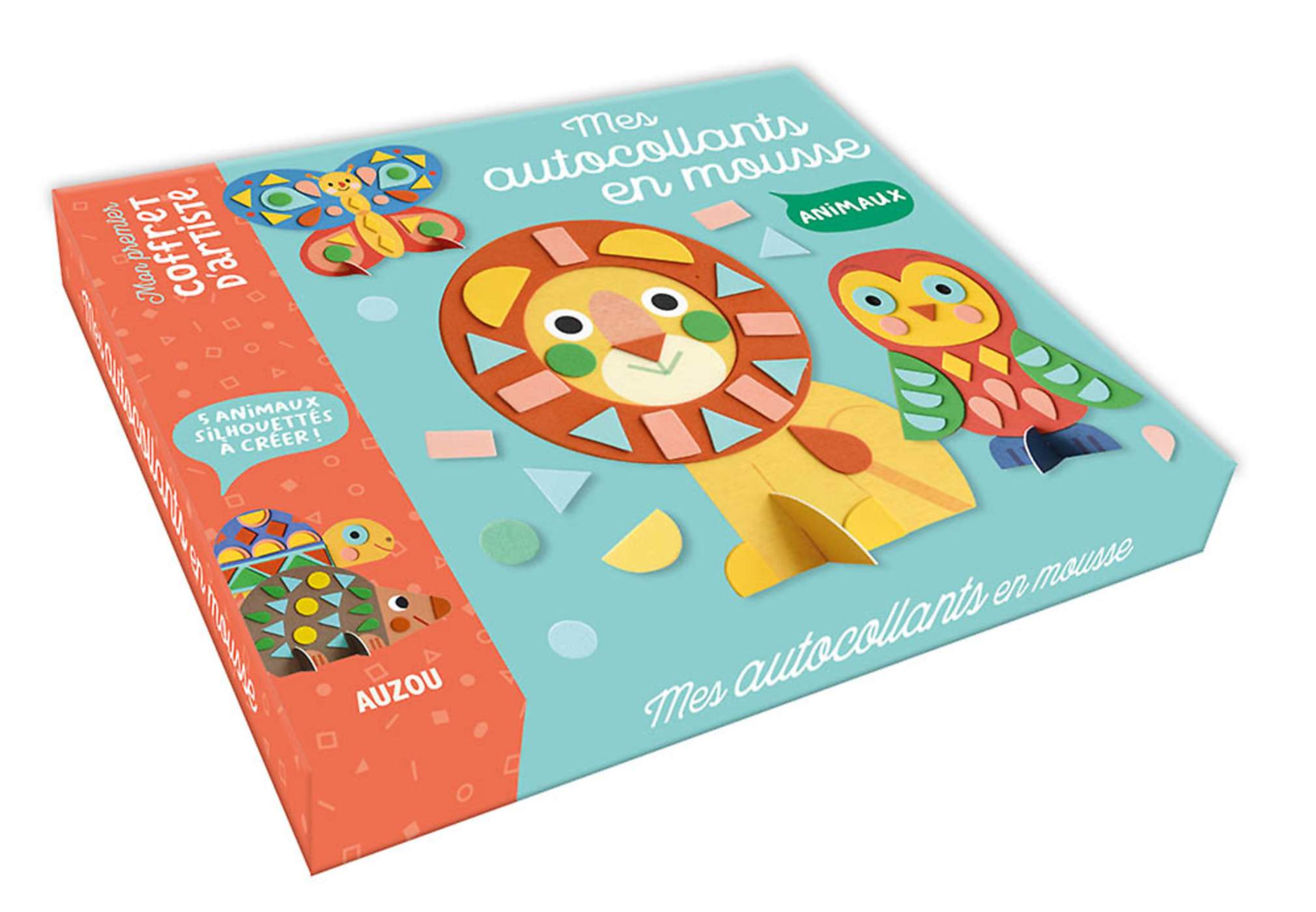 Mon Coffret D'artiste - Mes Autocollants En Mousse - Animaux
