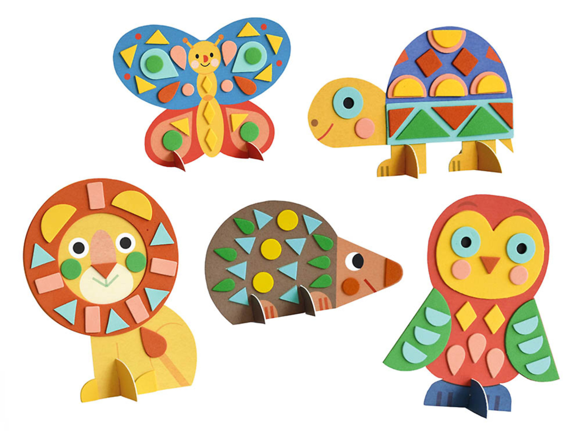 Mon Coffret D'artiste - Mes Autocollants En Mousse - Animaux Mon Coffret D'artiste - Mes Autocollants En Mousse - Animaux