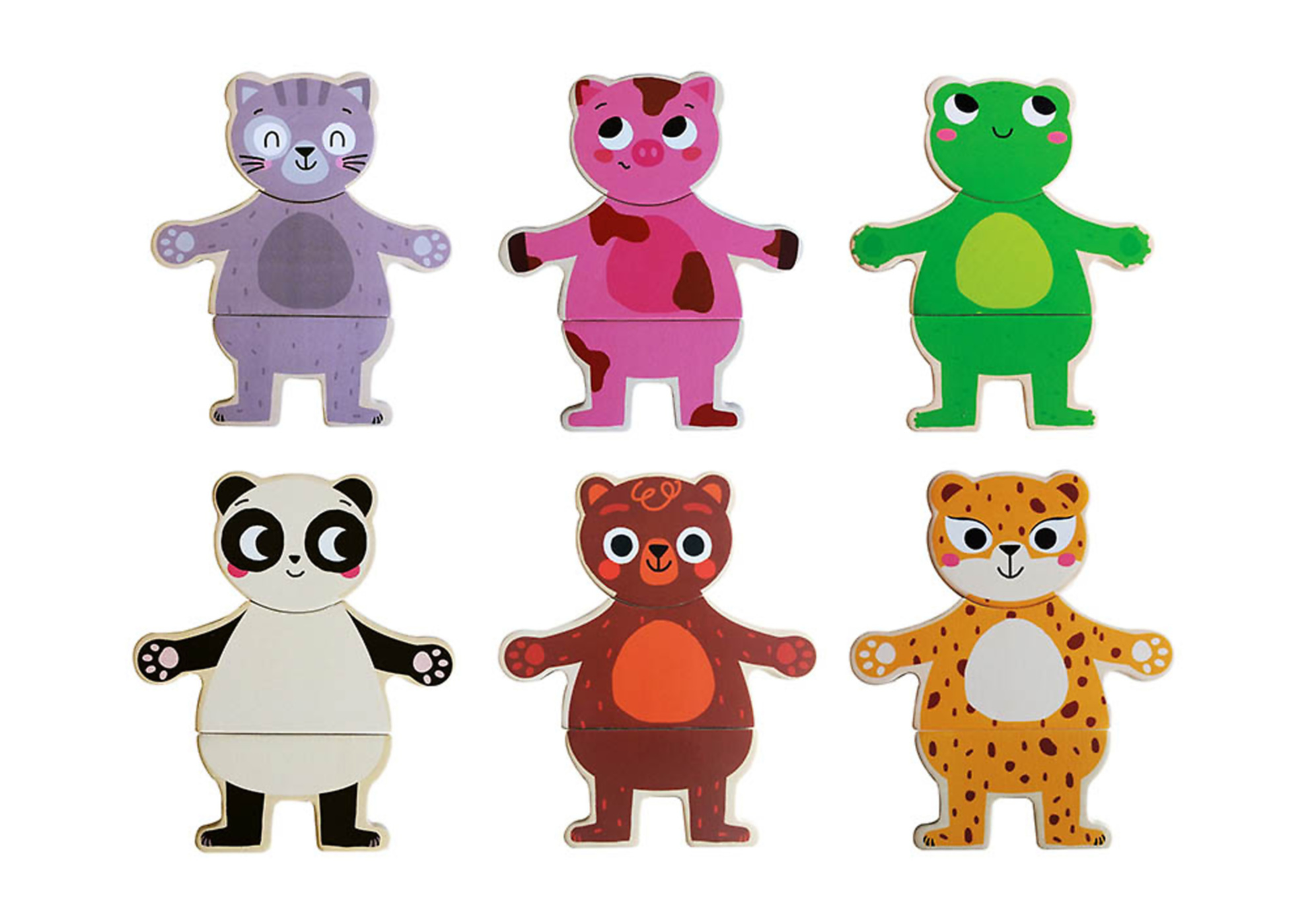 Mes Silhouettes En Bois - Les Drôles De Z'animaux À Reconstituer