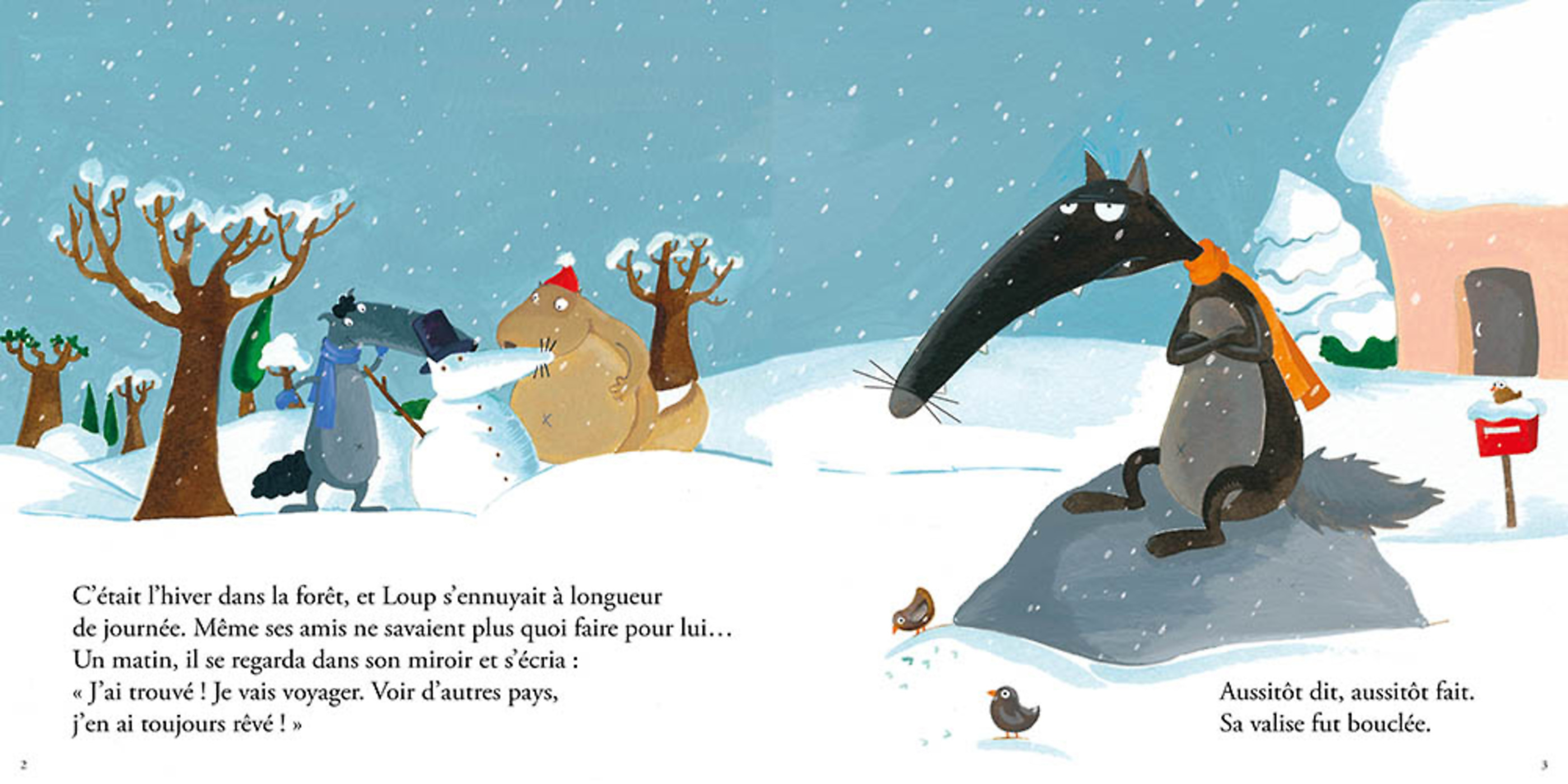 Les Histoires Lues - Le Loup Qui Voulait Faire Le Tour Du Monde