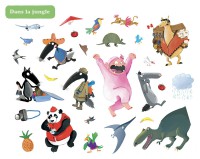 Ma Pochette D'artiste - Ma Pochette D'autocollants Loup - Aventure