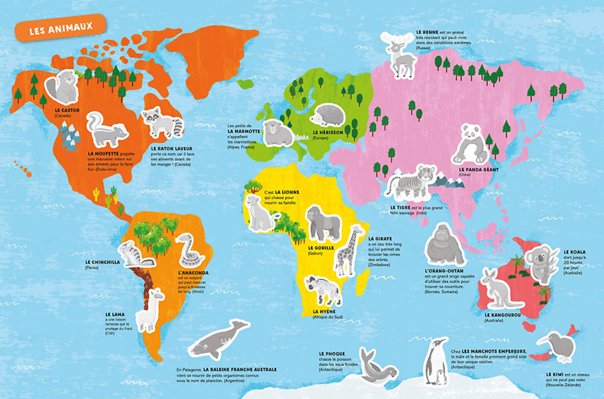 Mes Autocollants Malins Educatifs - Autour Du Monde