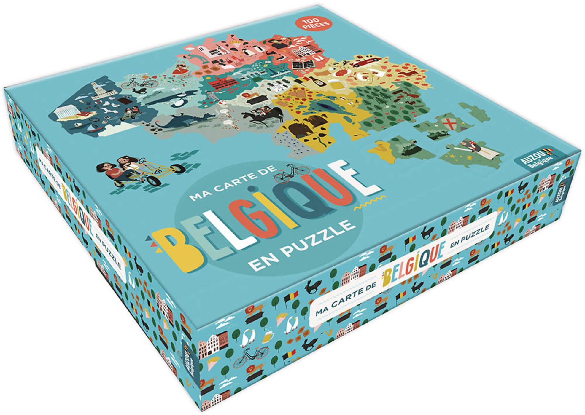 Ma Carte De Belgique En Puzzle
