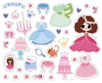 Ma Pochette D'artiste - Autocollants Princesses