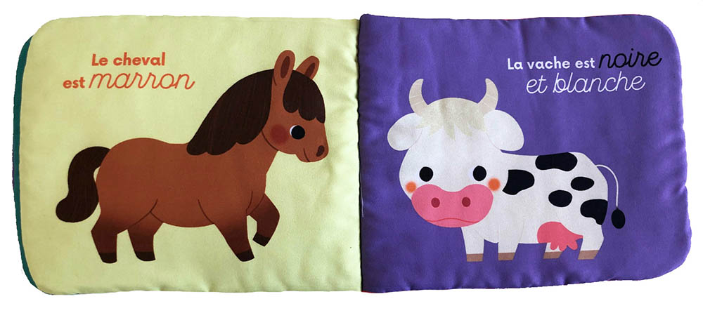 Les Animaux De La Ferme (Livre Tissu)