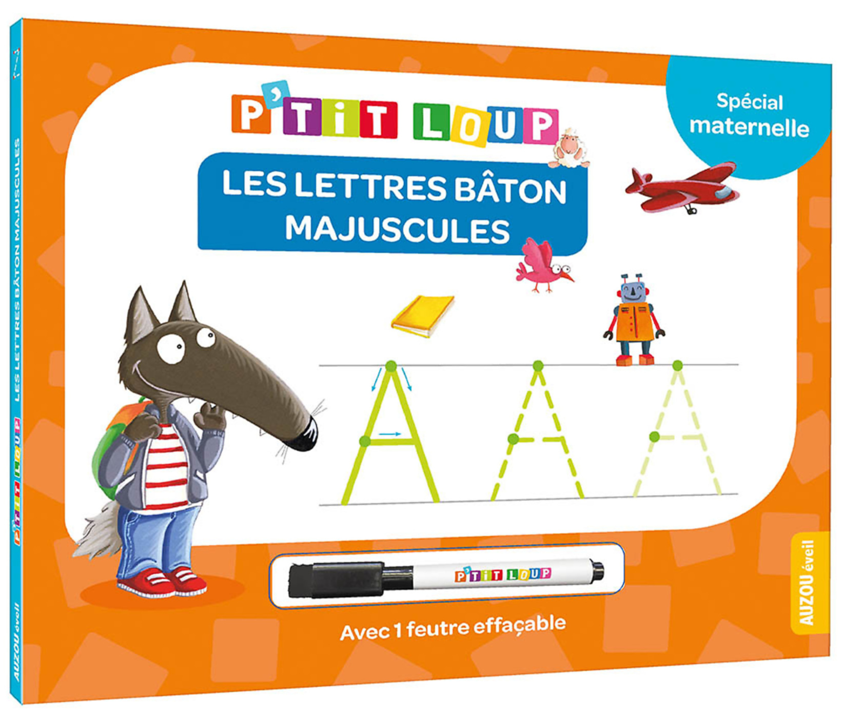 P'tit Loup - Les Lettres Baton Majuscules P'tit Loup - Les Lettres Baton Majuscules