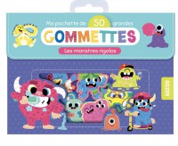 Ma pochette de 50 grandes gommettes - Les monstres rigolos