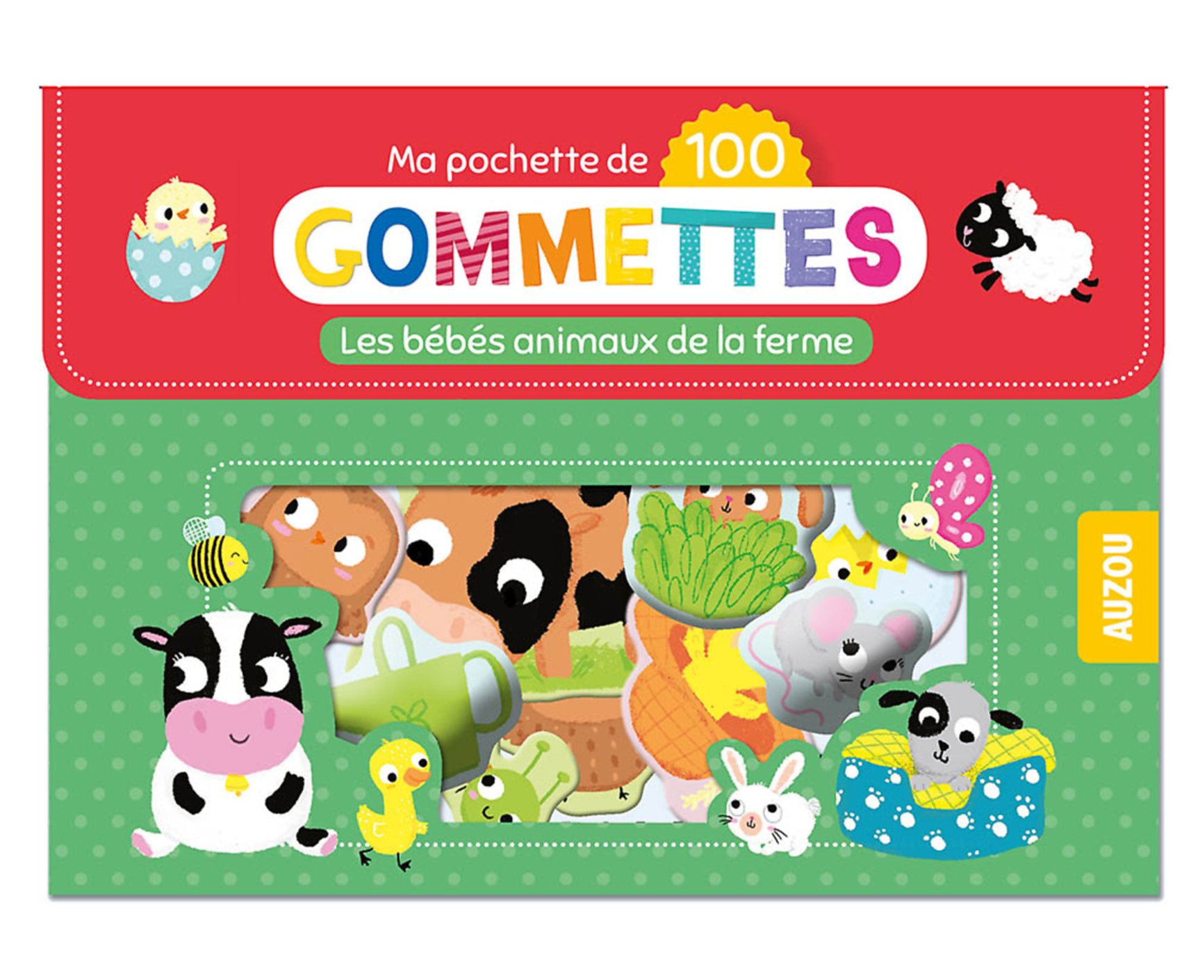 Ma Pochette De 100 Gommettes - Les Bébés Animaux De La Ferme