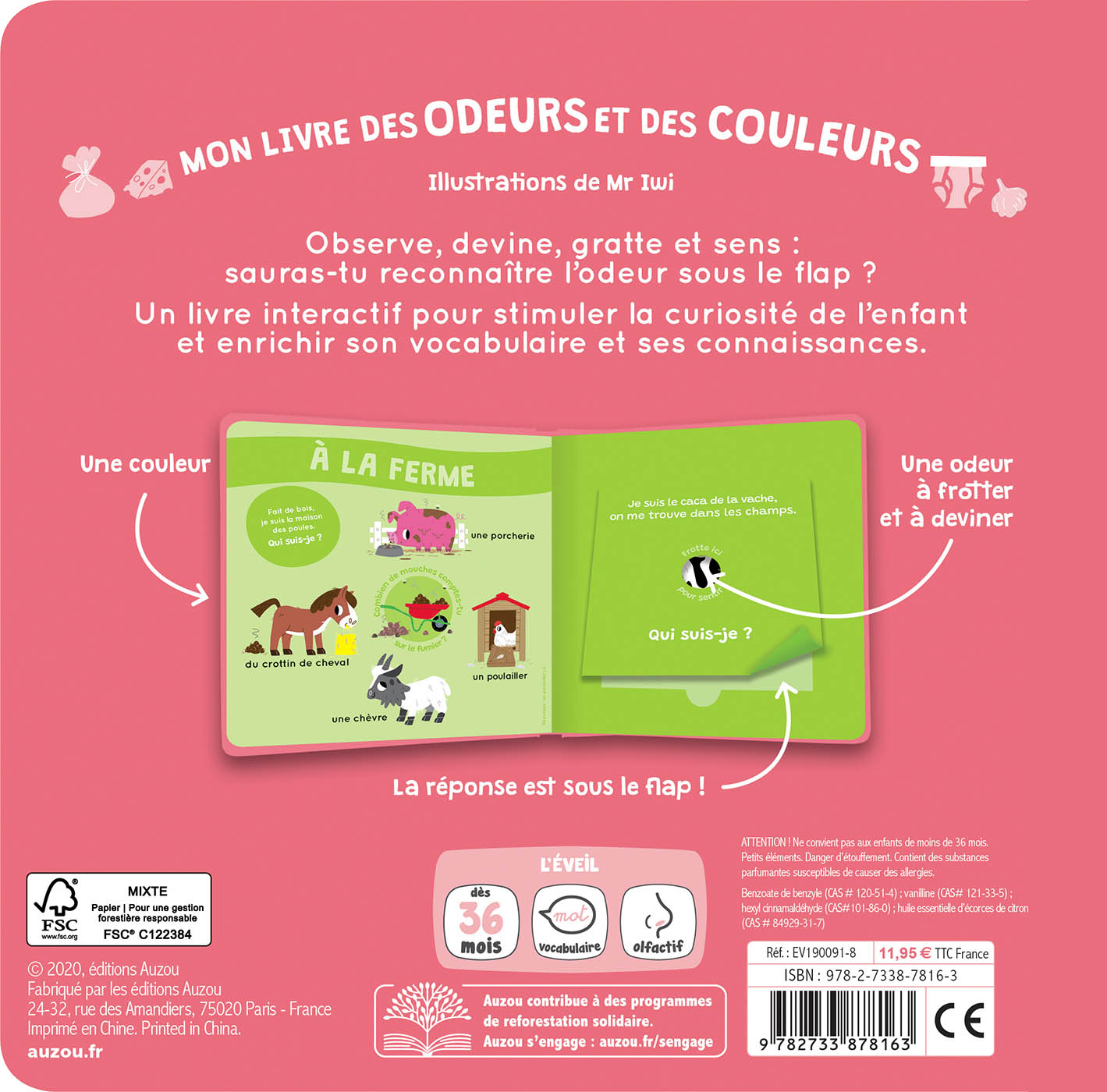 Mon Livre Des Odeurs Et Des Couleurs - Le Livre Des Odeurs Qui Puent