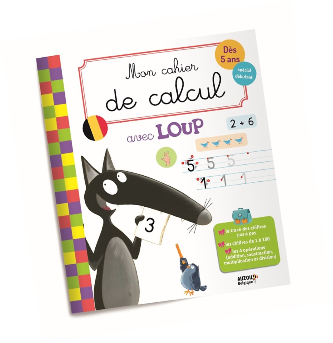 Mon Cahier De Calcul Avec Loup / Version Belgique