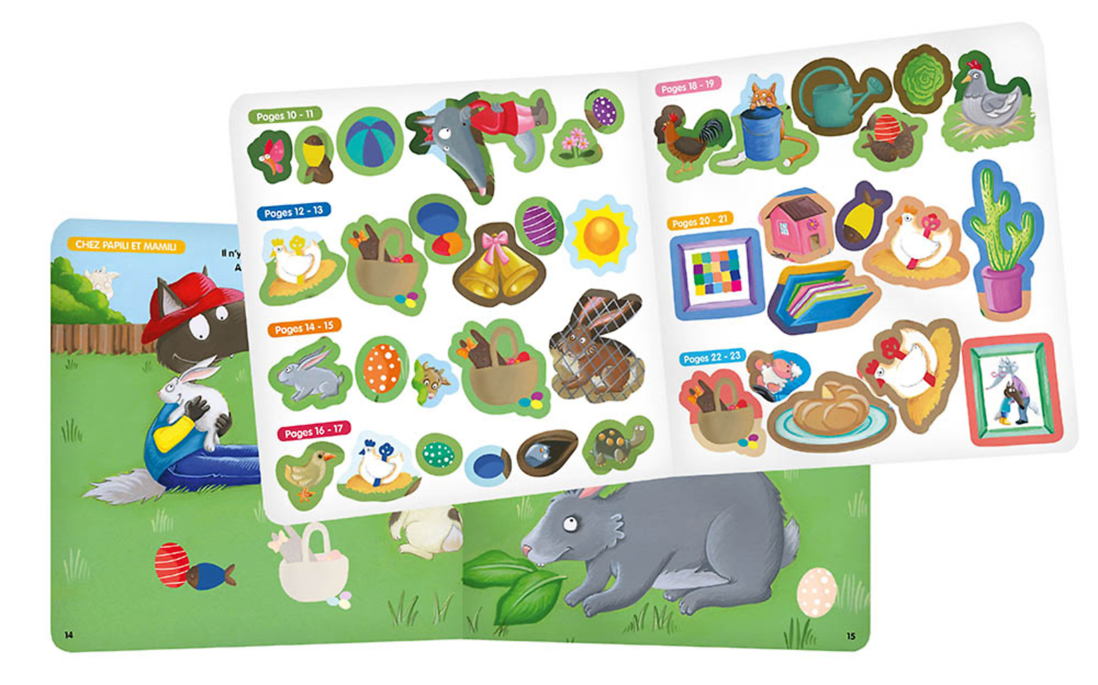 Mon Cahier D'autocollants P'tit Loup - Joyeuses Pâques ! Mon Cahier D'autocollants P'tit Loup - Joyeuses Pâques !