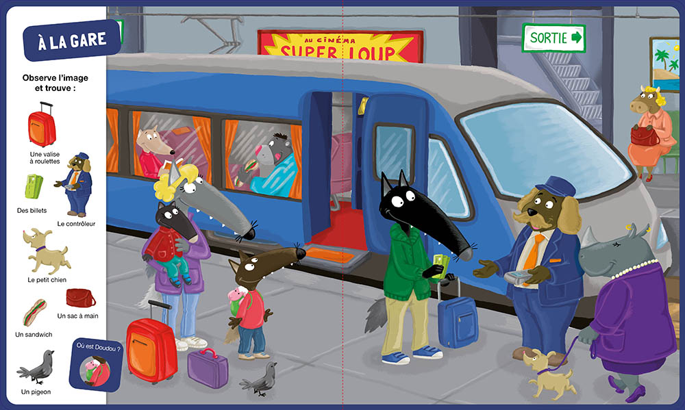 Cherche Et Trouve Des Tout-Petits - P'tit Loup - Vive Les Vacances !