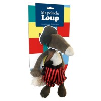 La peluche loup pirate