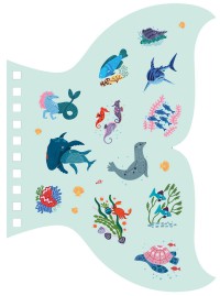 Mon P'tit Carnet D'autocollants - Océan Mon P'tit Carnet D'autocollants - Océan