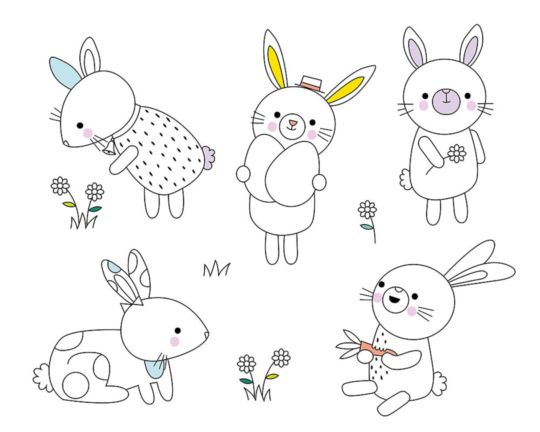 Ma Pochette D'artiste - Mes Décorations À Colorier - Pâques Ma Pochette D'artiste - Mes Décorations À Colorier - Pâques