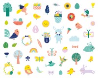 Ma Pochette D'artiste - Mes Décorations À Colorier - Pâques