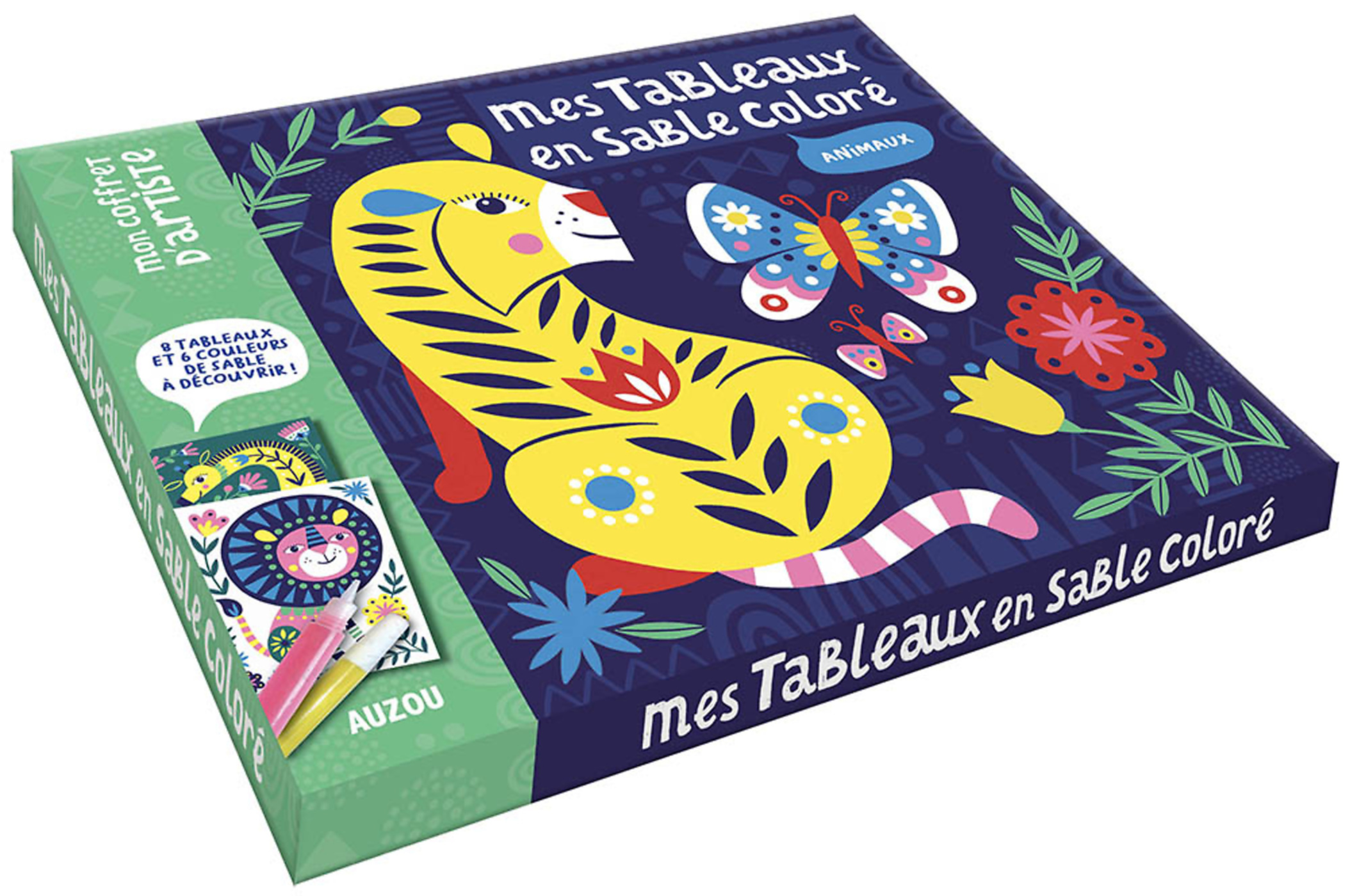 Mon Coffret D'artiste - Mes Tableaux En Sable Coloré - Animaux Mon Coffret D'artiste - Mes Tableaux En Sable Coloré - Animaux