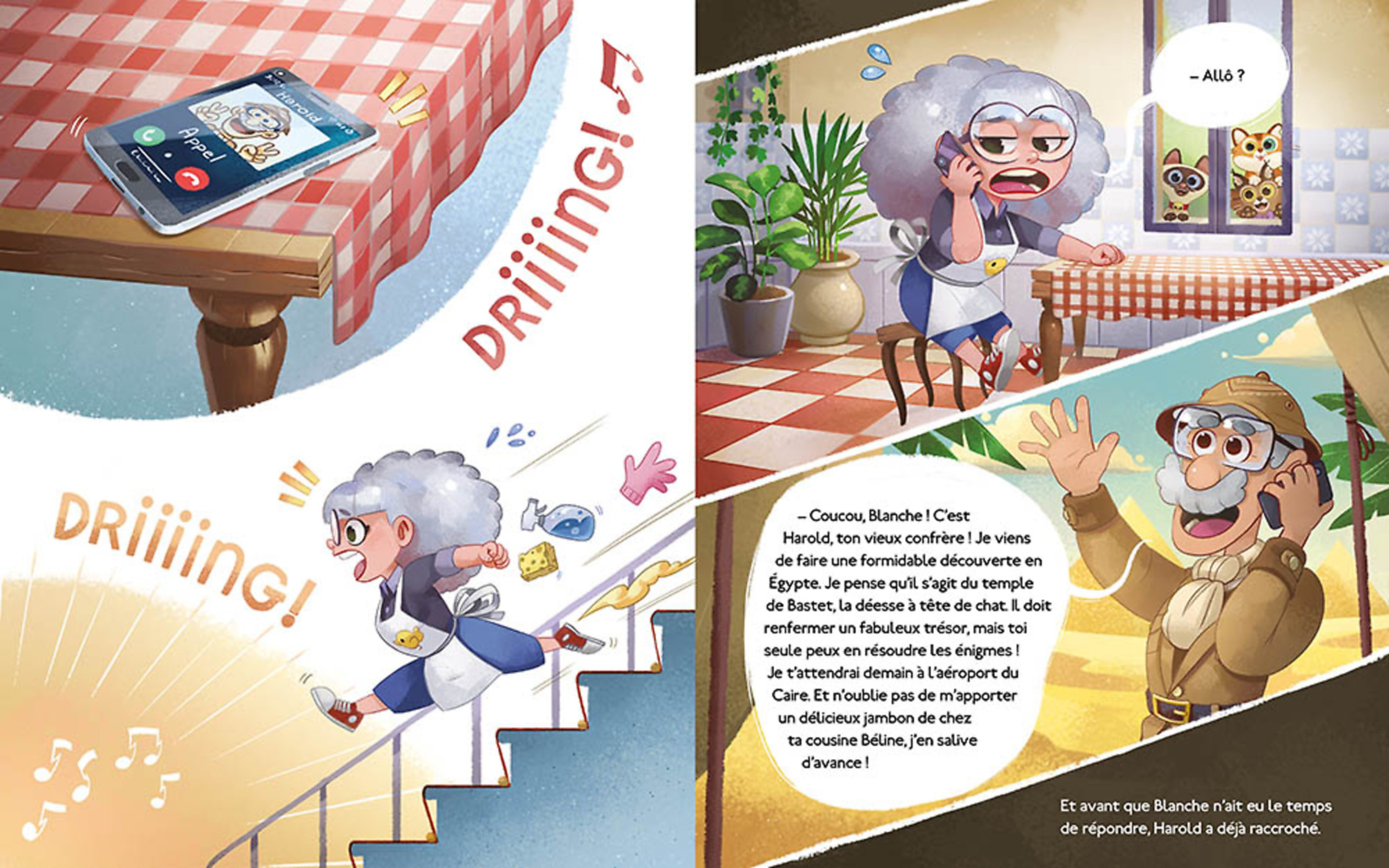 Blanche Et Les Chats En Égypte Blanche Et Les Chats En Égypte