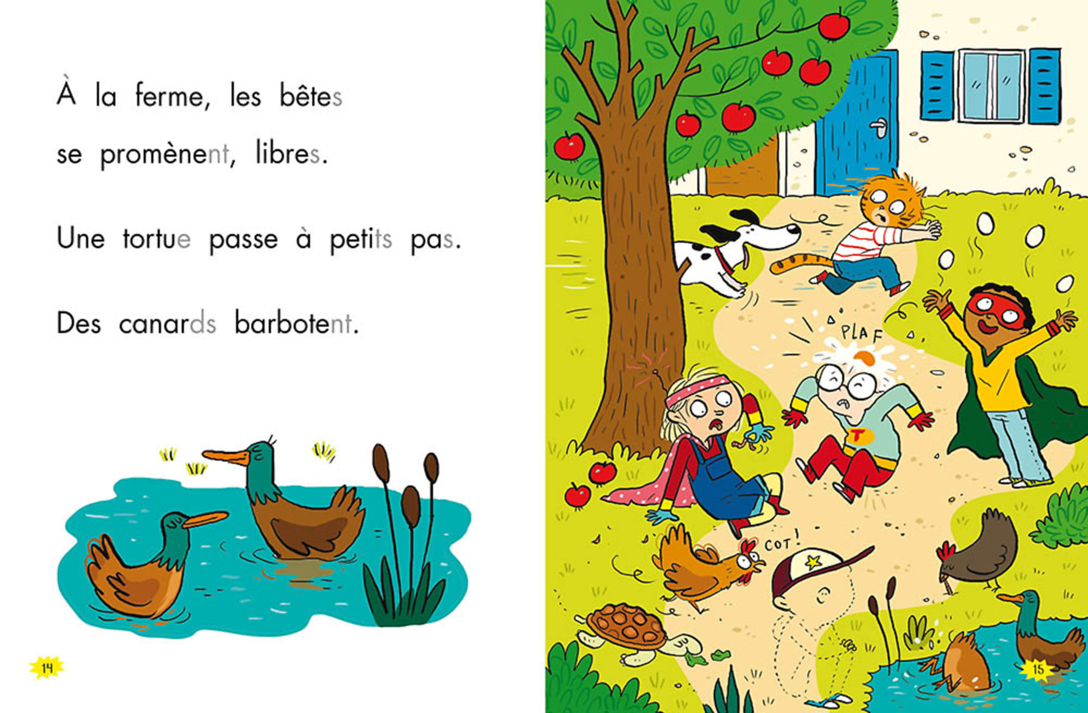 Les Héros Du Cp - Premières Lectures - Niveau 1 - Sortie À La Ferme