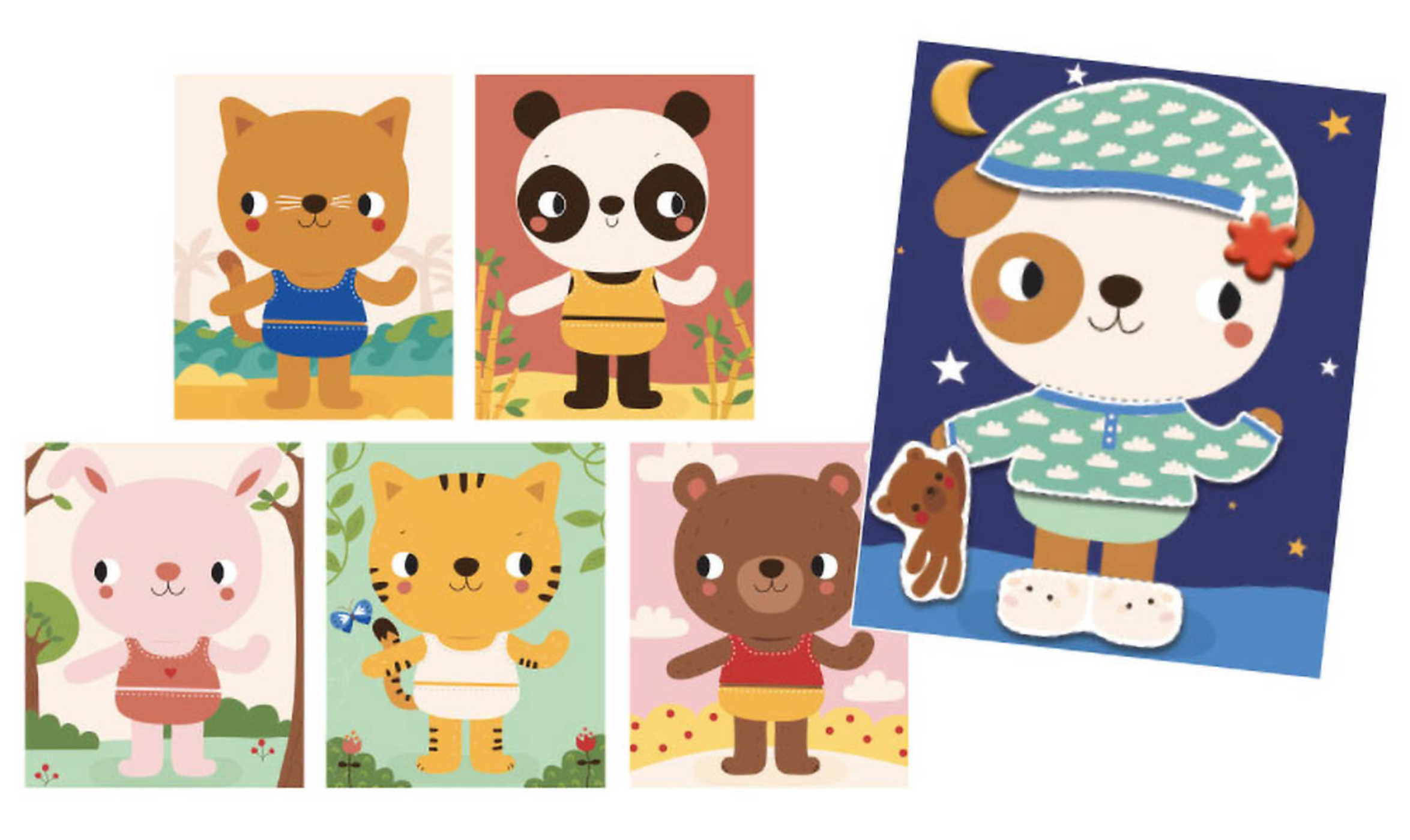 Mon Coffret D'artiste - Mon Atelier De Collage - J'habille Mes Animaux Mon Coffret D'artiste - Mon Atelier De Collage - J'habille Mes Animaux