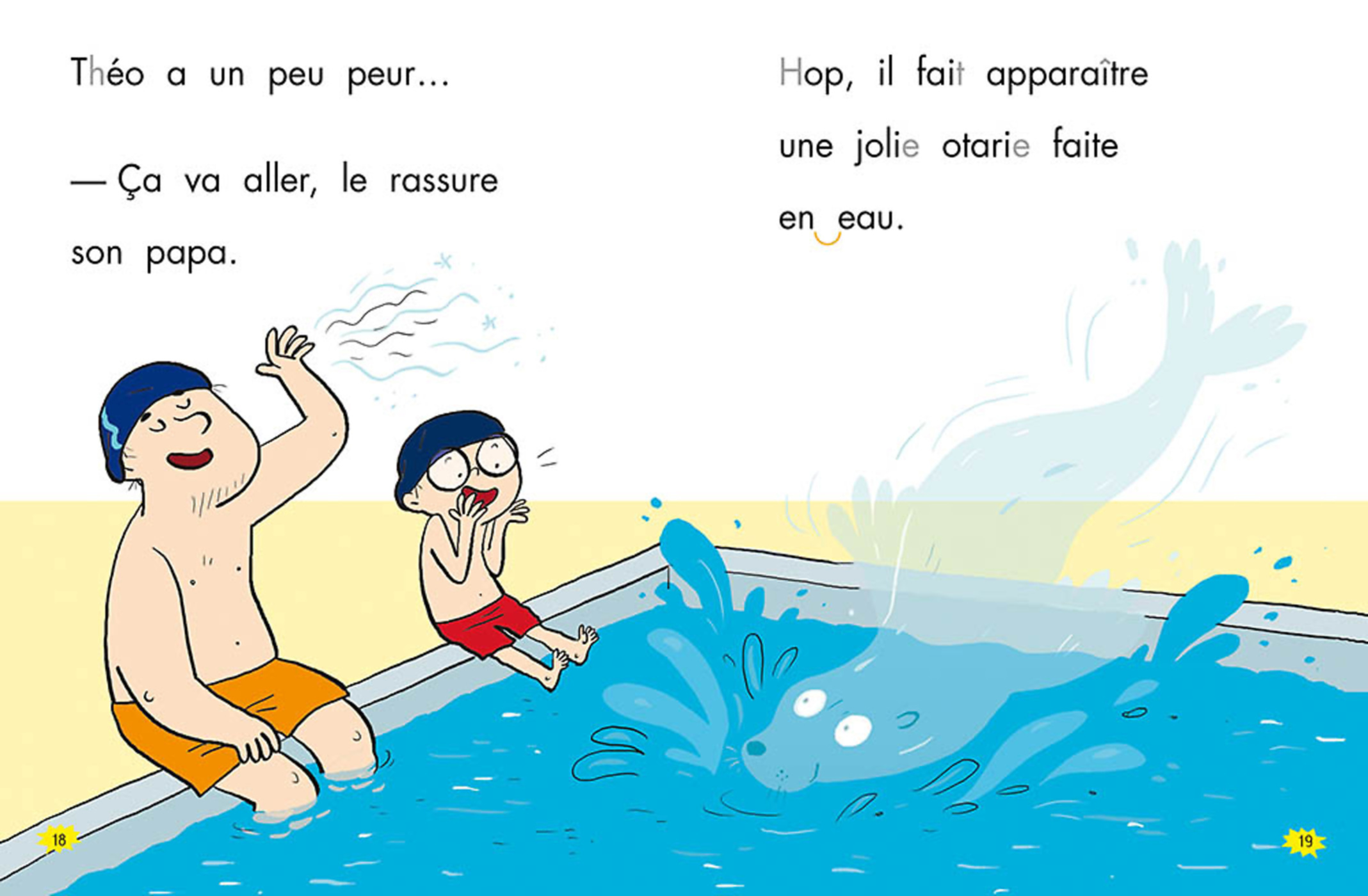 Les Héros Du Cp - Premières Lectures - Niveau 2 - Tous À La Piscine !