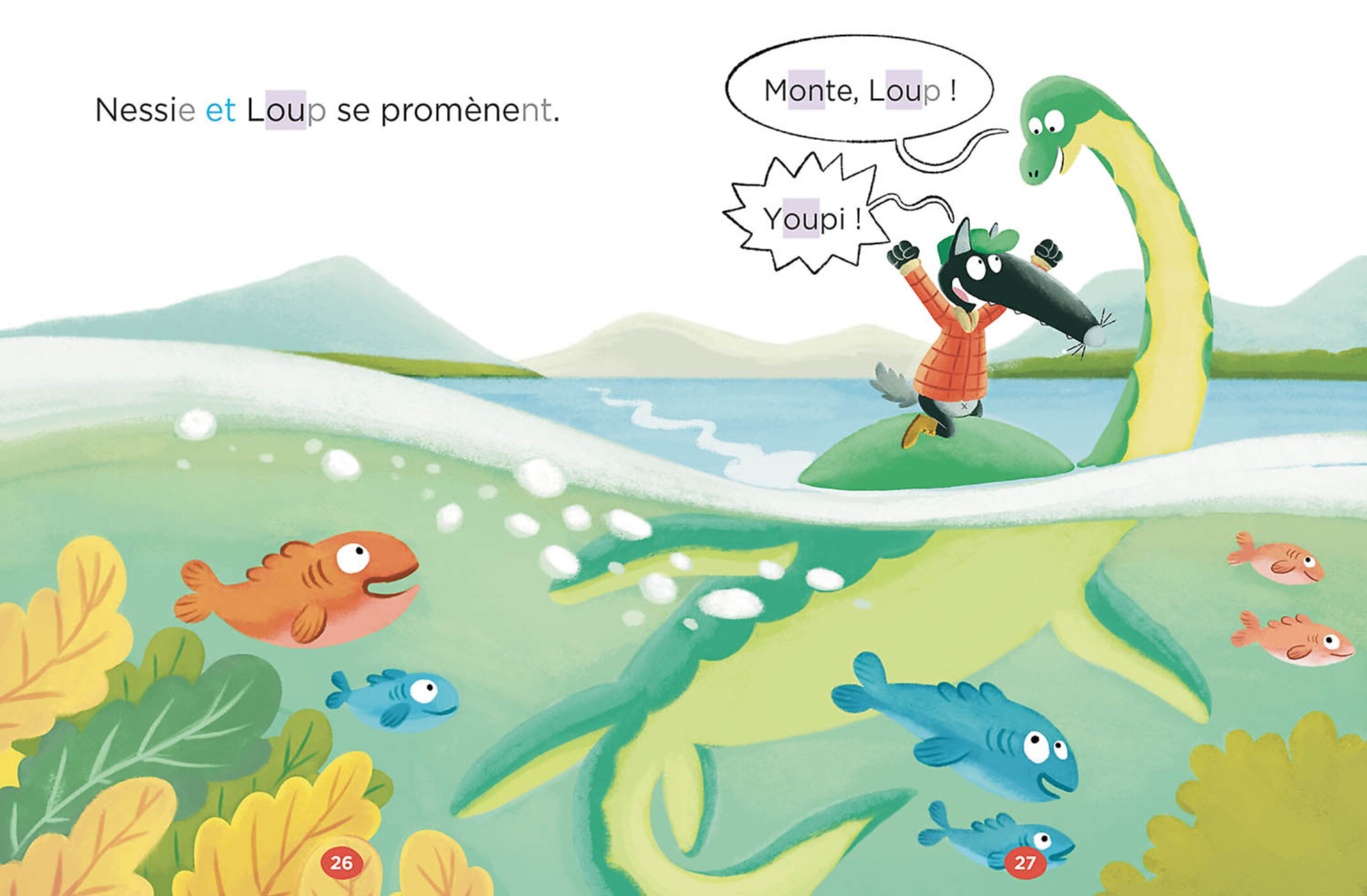 Mes Lectures Du Cp Avec Loup - Mystères En Écosse Mes Lectures Du Cp Avec Loup - Mystères En Écosse