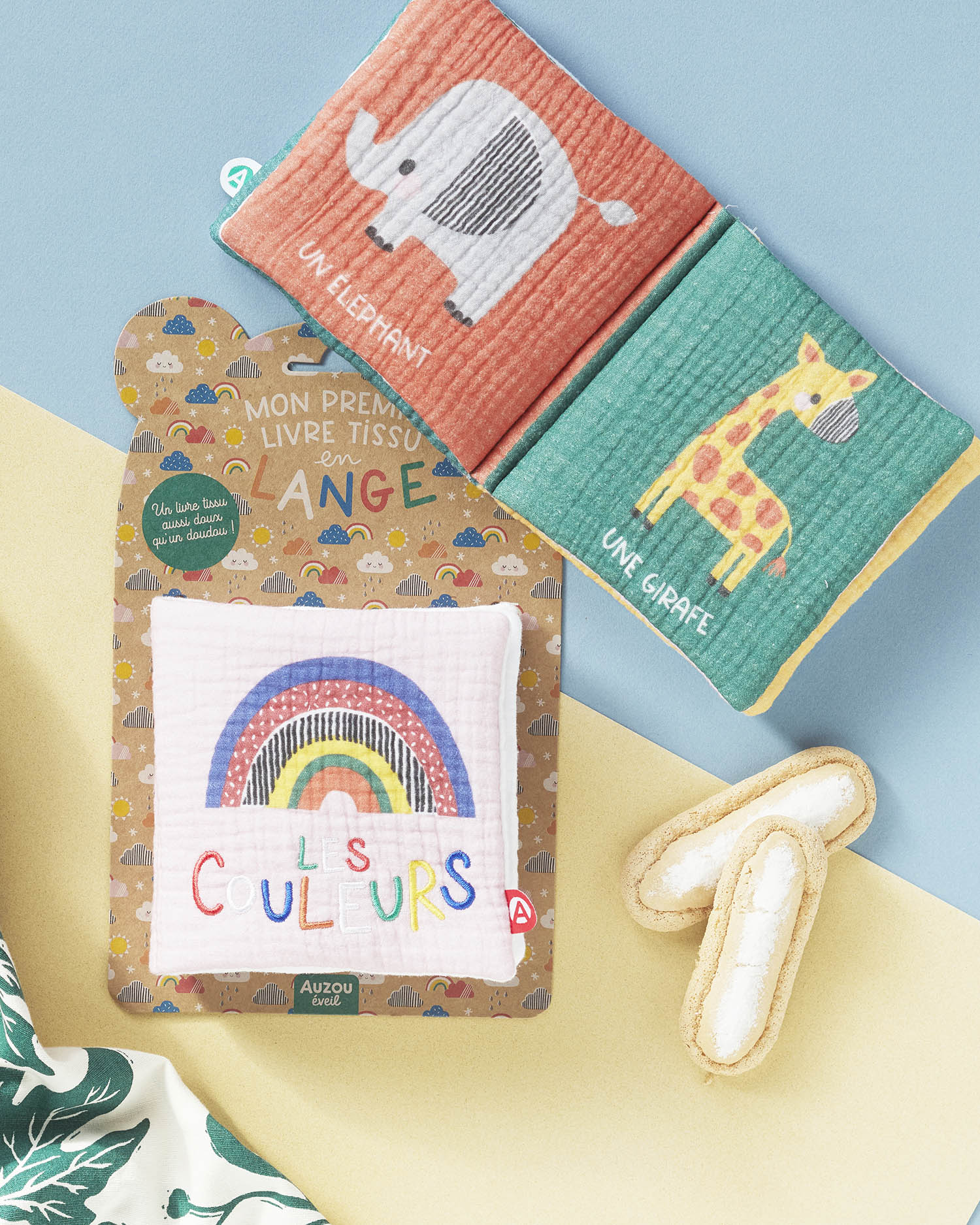 Mon Premier Livre Tissu En Lange - Les Couleurs Mon Premier Livre Tissu En Lange - Les Couleurs