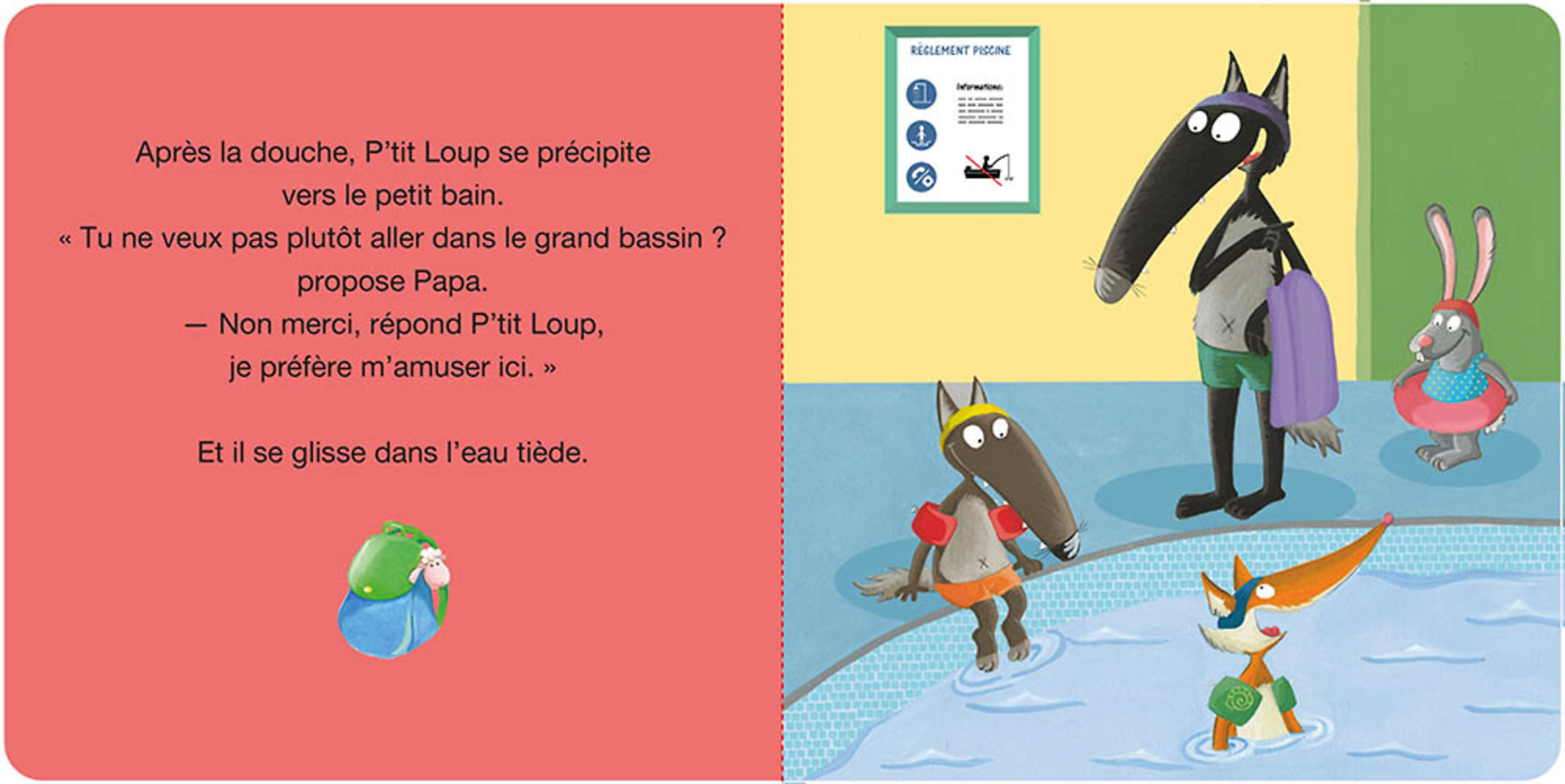 P'tit Loup Va A La Piscine