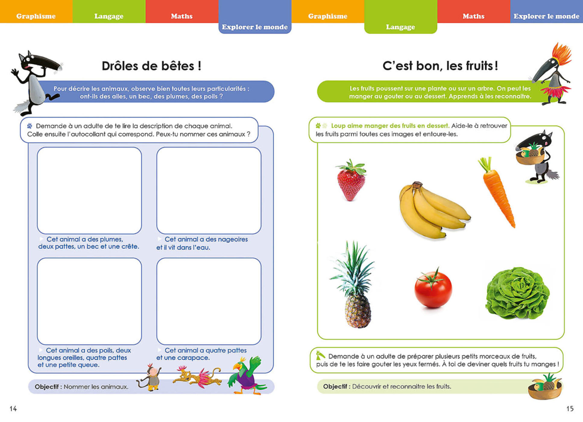 Mon Cahier Loup En Vacances - De La Tps À La Ps - 2026