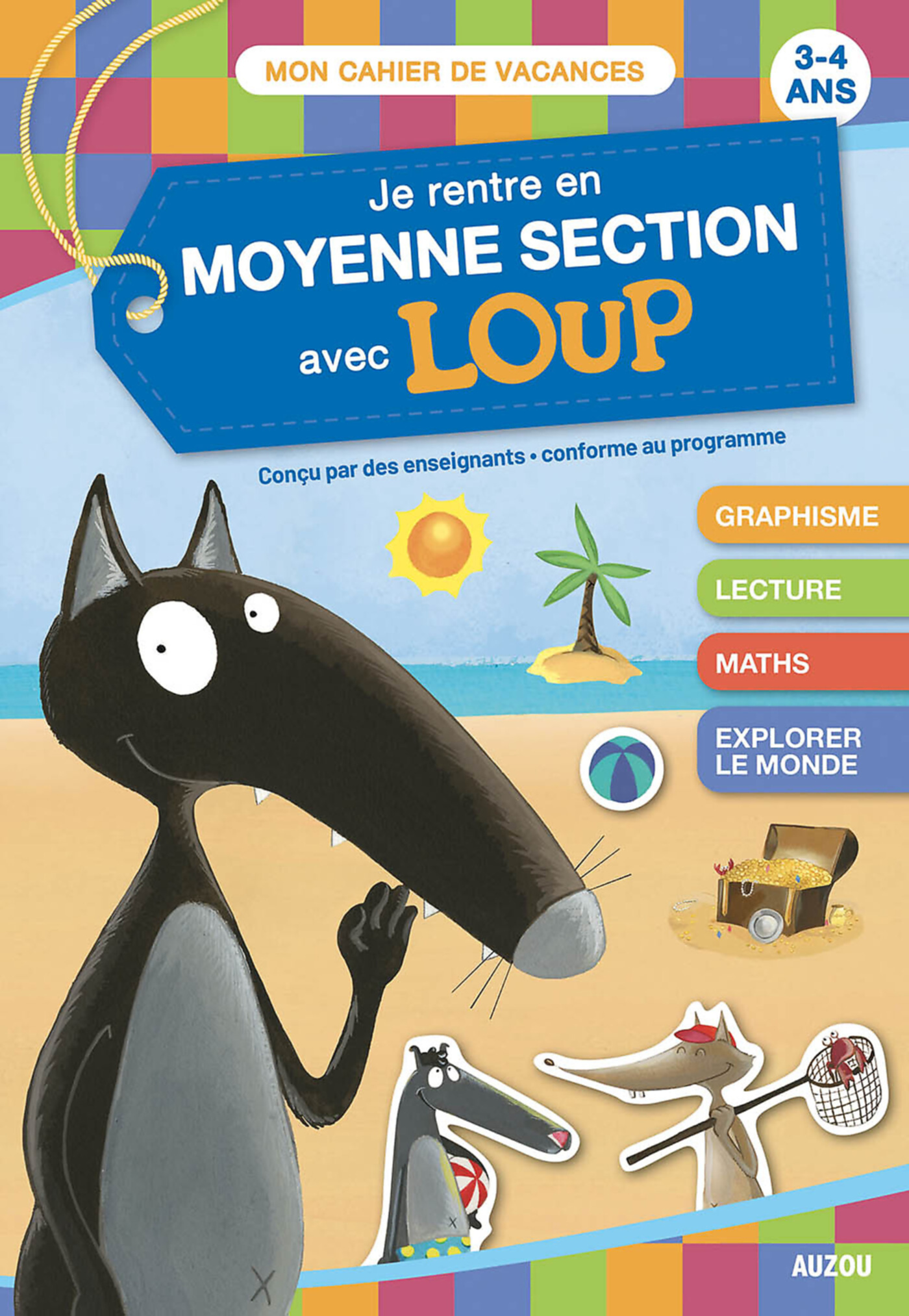 Je Rentre En Moyenne Section Avec Loup - Cahier De Vacances 2026