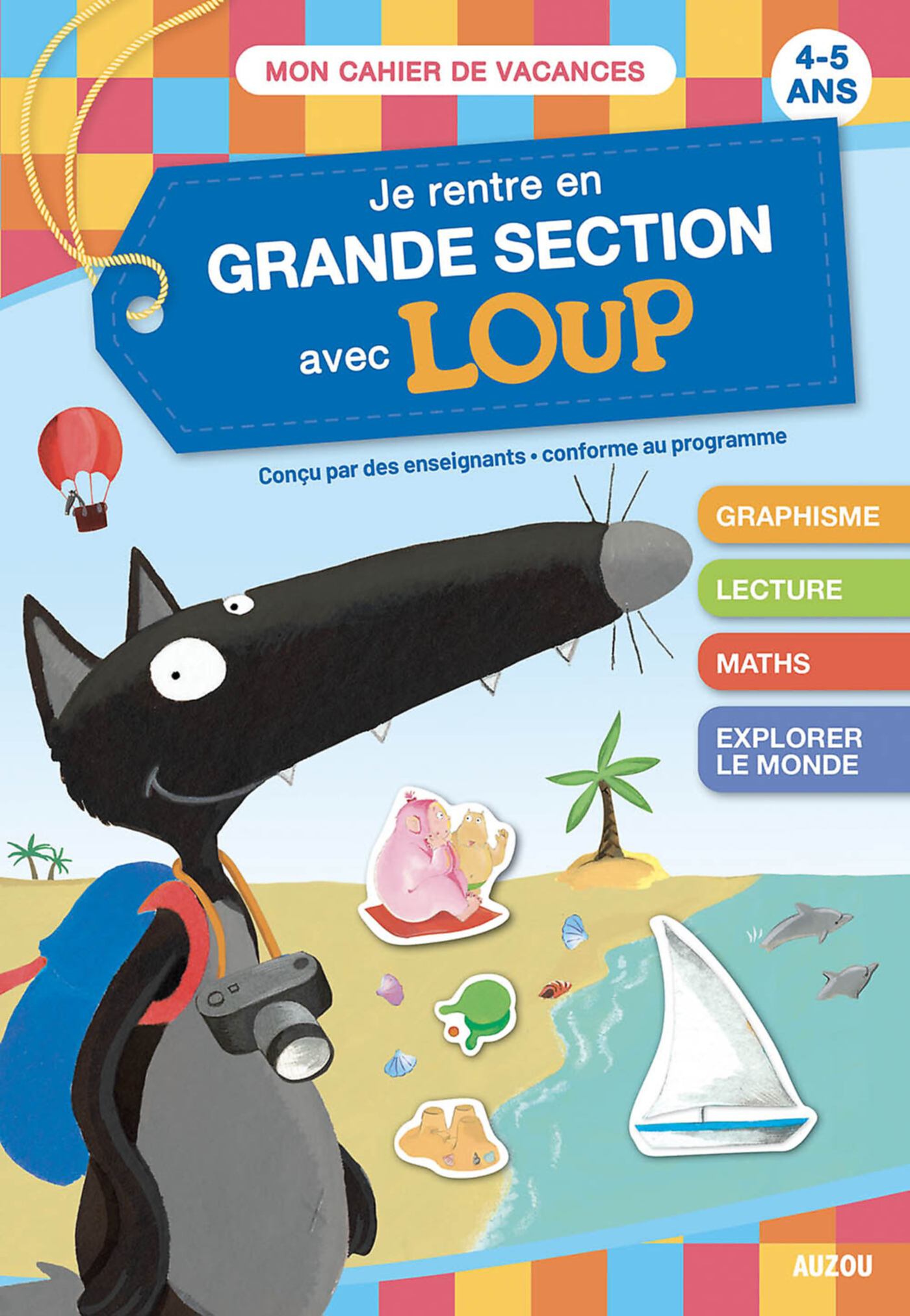 Mon Cahier Loup En Vacances - De La Ms À La Gs - 2026