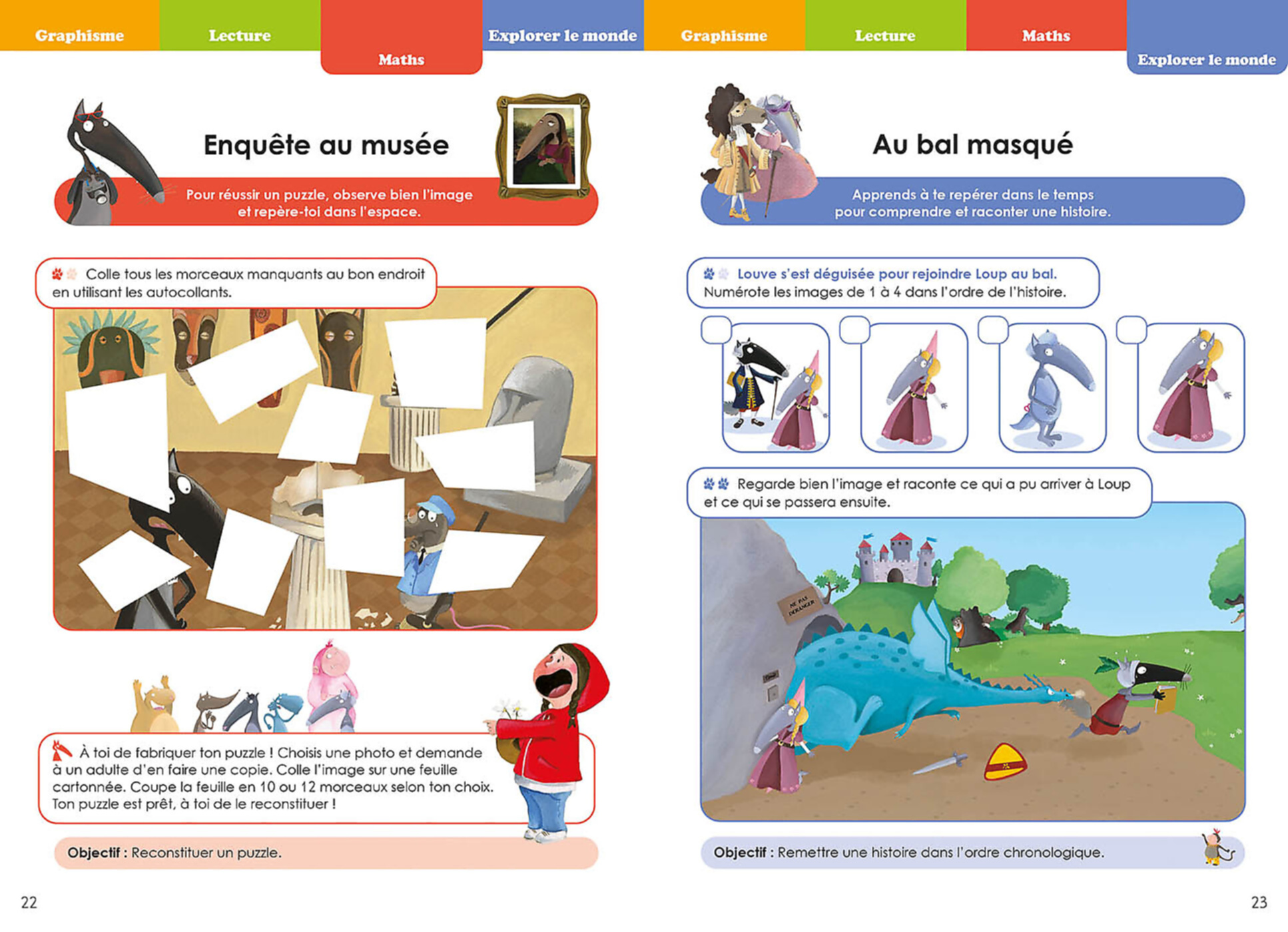 Mon Cahier Loup En Vacances - De La Ms À La Gs - 2026 Mon Cahier Loup En Vacances - De La Ms À La Gs - 2026