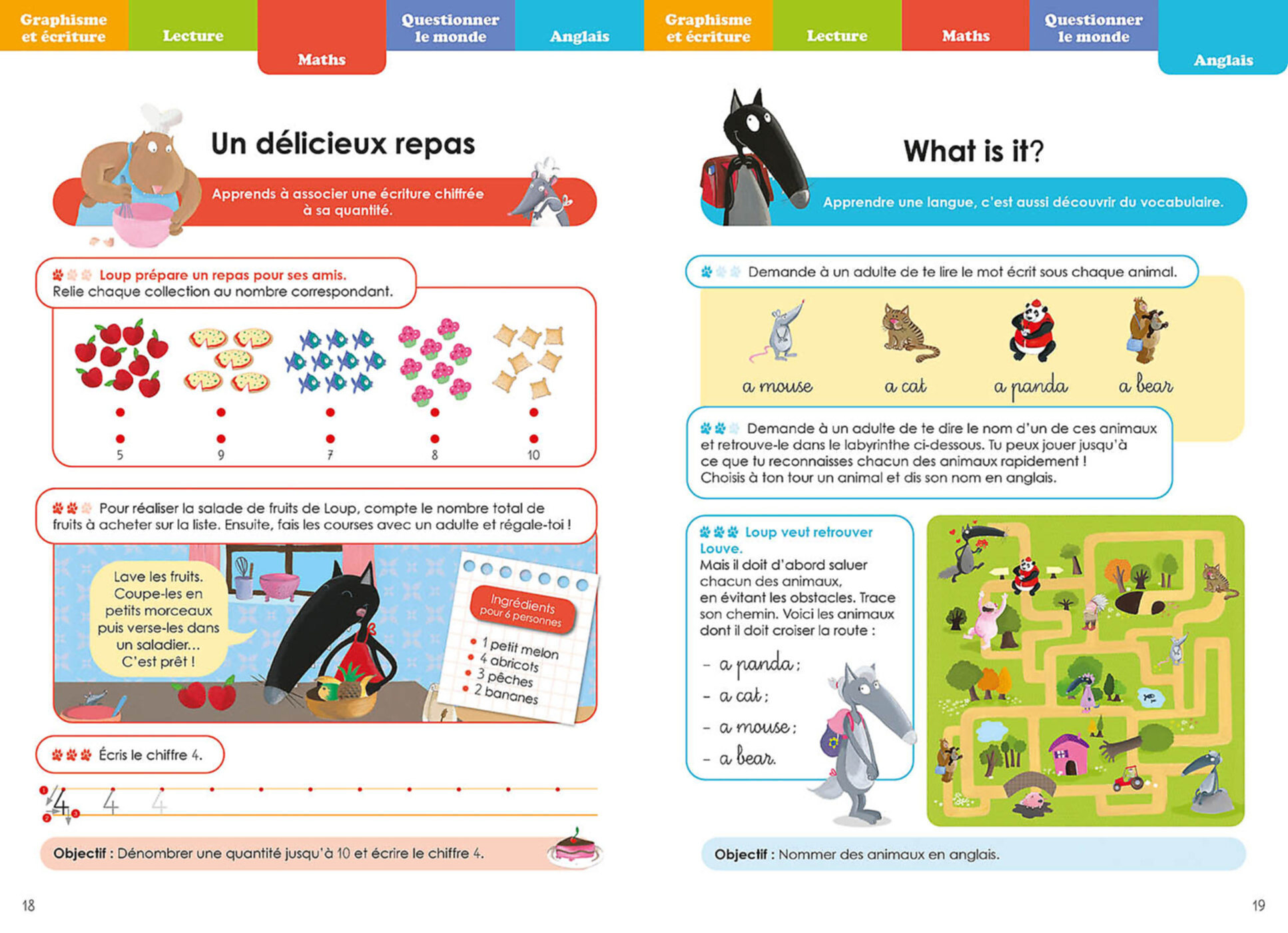 Je Rentre En Cp Avec Loup - Cahier De Vacances 2026