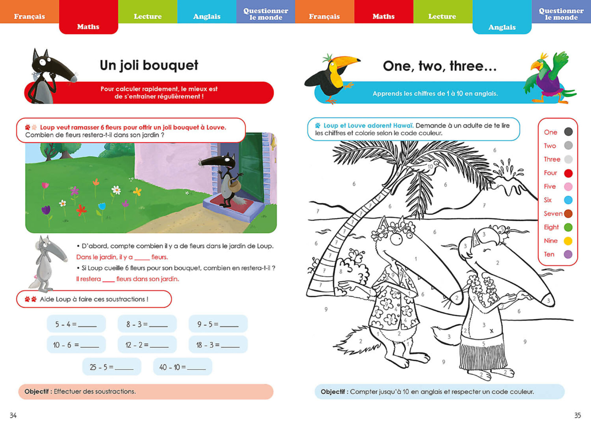 Mon Cahier Loup En Vacances - Du Cp Au Ce1 - 2026 Mon Cahier Loup En Vacances - Du Cp Au Ce1 - 2026