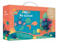 Mon premier livre de bain - Juju la tortue  (valisette carton)