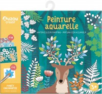 Ma pochette d'artiste - Peinture aquarelle - Forêt enchantée