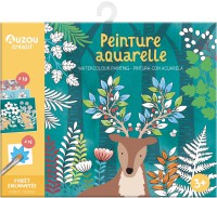 Ma pochette d'artiste - Peinture aquarelle - Forêt enchantée