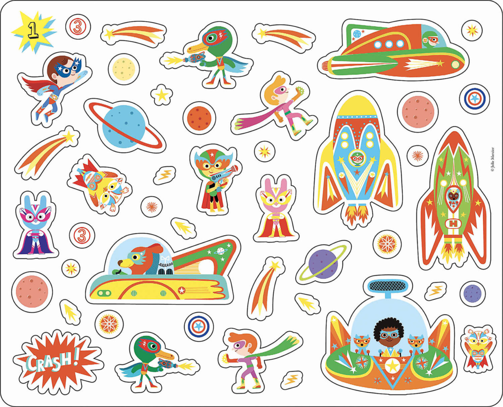 Ma Pochette D'artiste - 200 Autocollants Super-Héros Ma Pochette D'artiste - 200 Autocollants Super-Héros