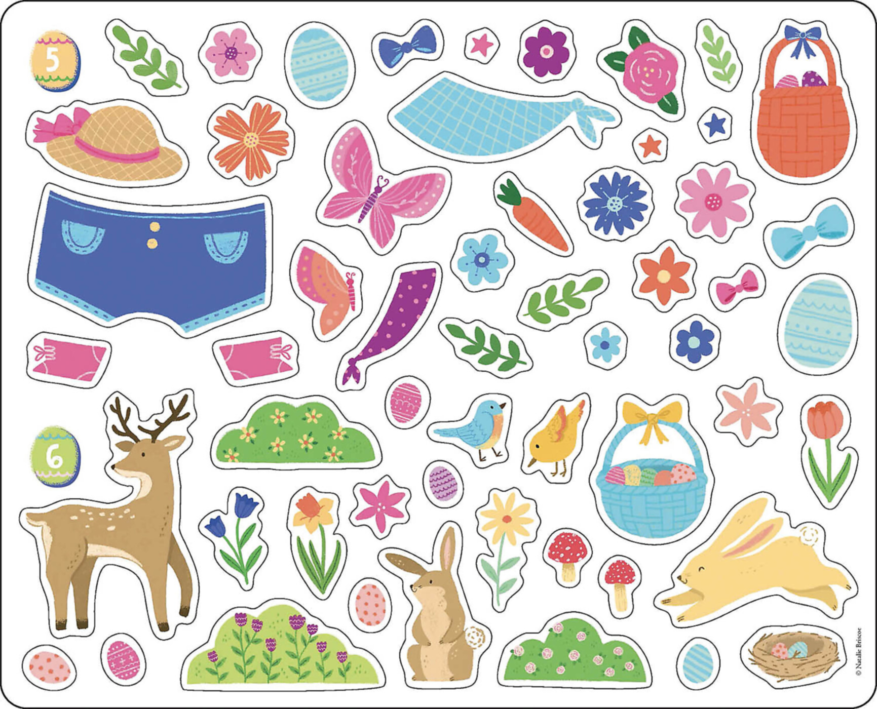 Ma Pochette D'artiste - 200 Autocollants Pâques