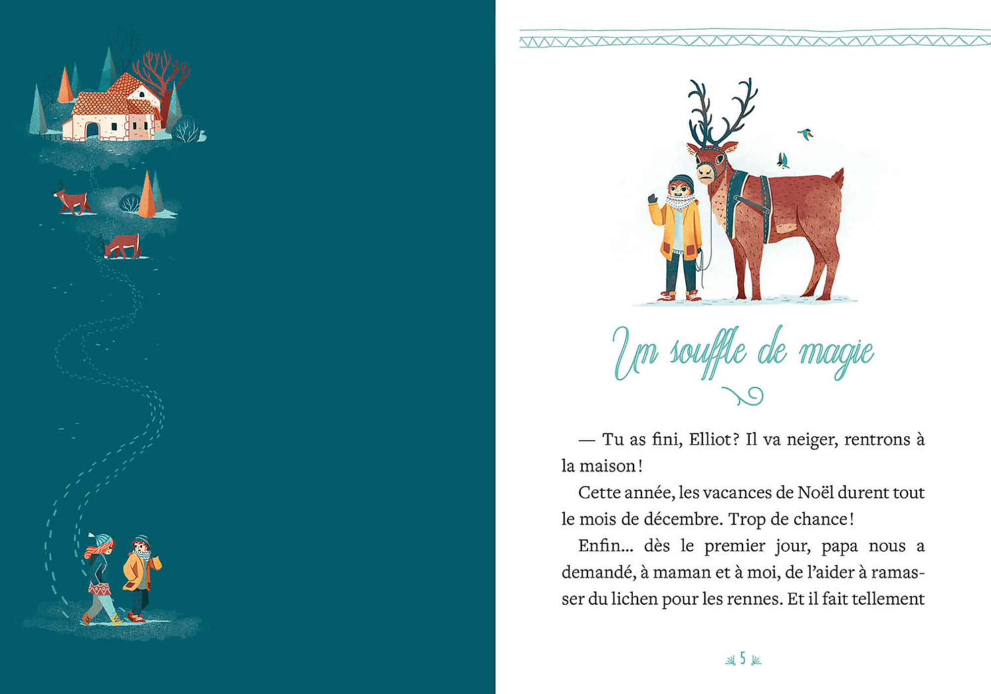 Mon Roman De L'avent - Le Renne Mystérieux