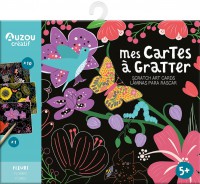 Ma pochette d'artiste - Mes cartes a gratter fleurs