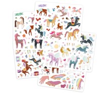 Ma Pochette D'artiste - Autocollants Licornes Et Chevaux